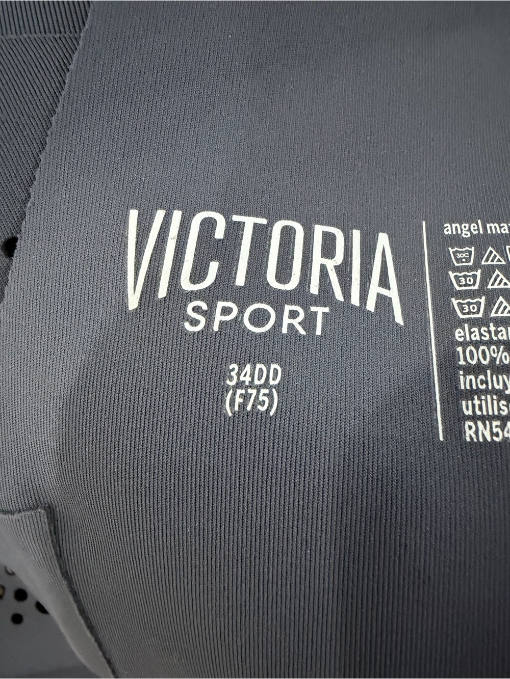 Victoria's Secret Angel Max Slate Gray High-Support Sports Bra - Picture 6 of 7
